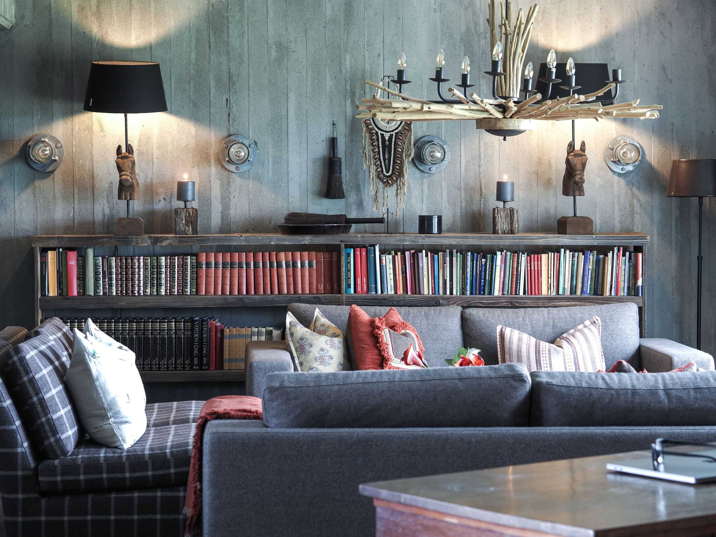 Interior in library